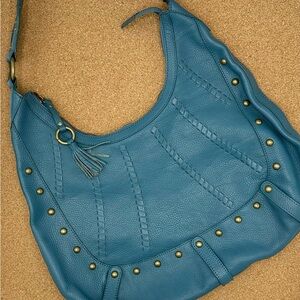 Blue Leather Fossil Purse